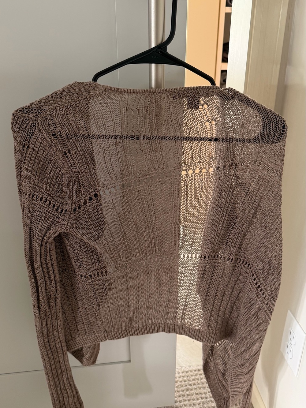 Women's Lightweight Tommy Bahama Knit Sweater Cardigan - Brown